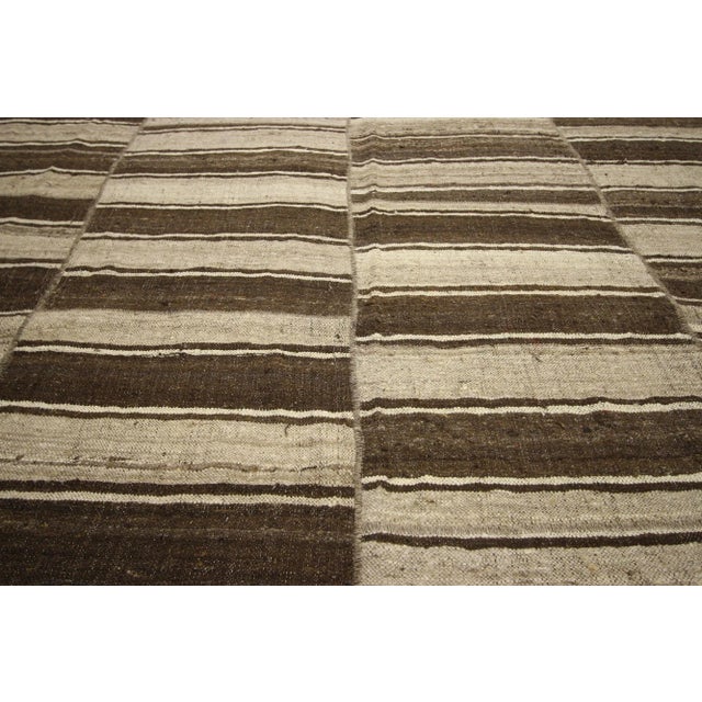 Mid 20th Century Wabi-Sabi Turkish Kilim Rug - 08'09 X 11'02 For Sale - Image 4 of 8