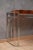 Mid-Century Modern Chrome and Wood Console Table by Aldo Tura, 1970s For Sale - Image 3 of 13
