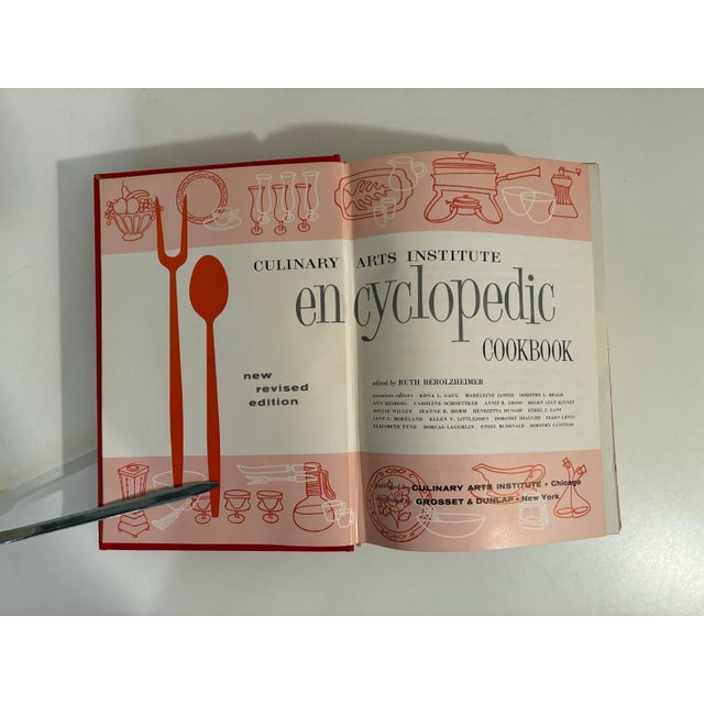 Vintage Cookbook - Red Hardcover - Culinary Arts Institute 1974 For Sale - Image 4 of 12