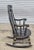 Black Hitchcock Style Windsor Arm Rocking Chair Harvest Stencil Gold Accents For Sale In Cleveland - Image 6 of 8