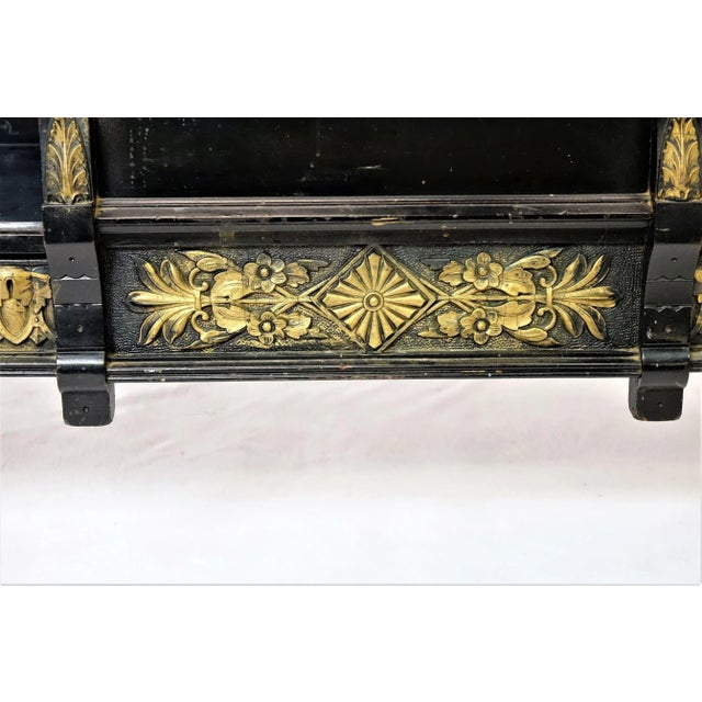 Black Antique French Storage or Display Cabinet For Sale - Image 8 of 11