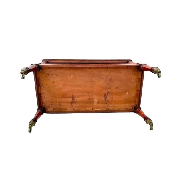 English Two-Tiered Walnut Serving Trolley For Sale - Image 13 of 14