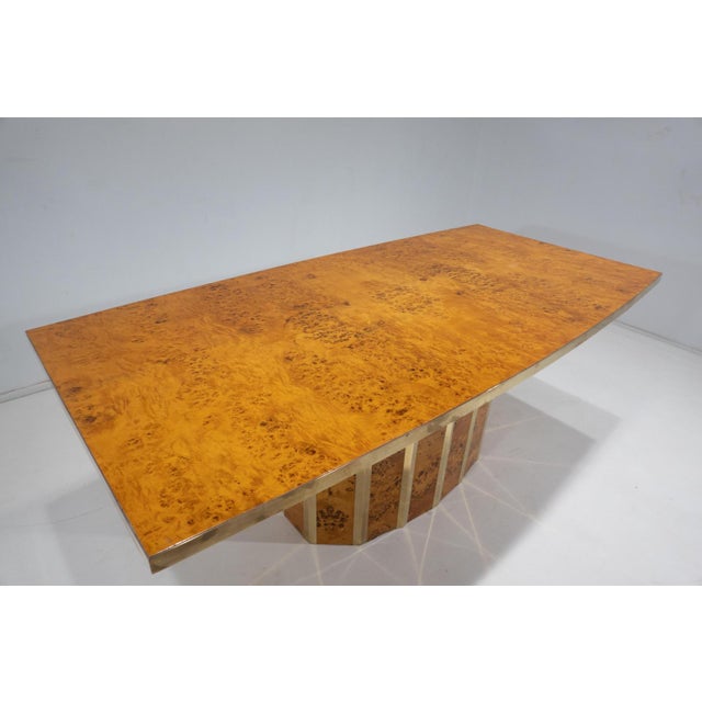 Ash Burl Dining Table, 1970s For Sale - Image 11 of 12