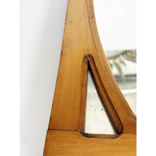 Vintage Beige Wooden Table Mirror, France, 1920s For Sale - Image 17 of 18