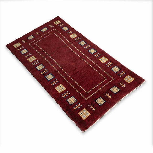 Textile Vintage Gabbeh Rug, 1980s For Sale - Image 7 of 7