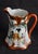Antique Porcelain Pitcher Japanese Kutani Geisha Ware Hand Painted Gold Red Jug For Sale - Image 10 of 12
