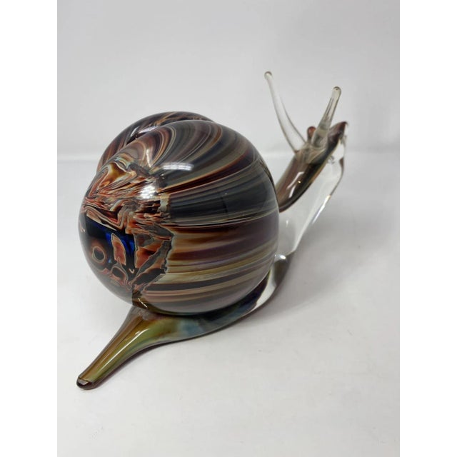 Traditional Murano Glass Snail For Sale - Image 3 of 6