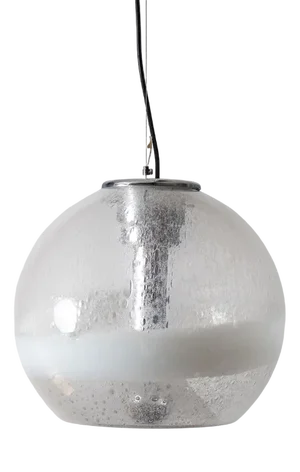 Vintage Glass Hanging Light from Sothis, 1970s