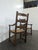 Rustic Oak Armchairs with Straw Seats, Set of 2 For Sale - Image 4 of 5