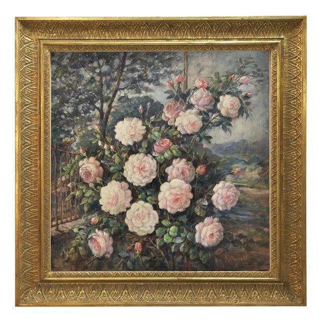 Giovanni Bonetti, Italian School Floral Still Life, Oil on Canvas, 2010 For Sale