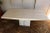 Beige 1980s Mid-Century Italian Postmodern Beige Travertine Dining Table by Stone International For Sale - Image 8 of 18