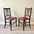 English Late Victorian Hepplewhite Style Lattice Back Side Chairs in Mahogany with Dusty Rose Upholstered Seats, 1890s-1910s, Set of 2 For Sale - Image 3 of 18