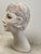 Mid 20th Century Vintage 1970s Hat Wig Stand Head Store DIsplay Long Neck Ceramic Mannequin For Sale - Image 5 of 12