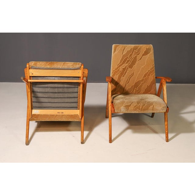 1960s Czechoslovak Armchairs, 1960s, Set of 2 For Sale - Image 5 of 11