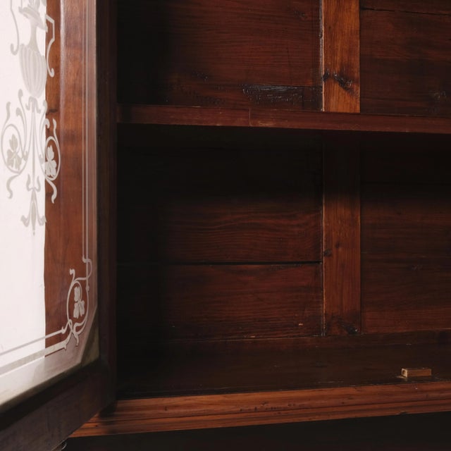 1930s Antique Wooden Display Cabinet, 1930s For Sale - Image 5 of 18