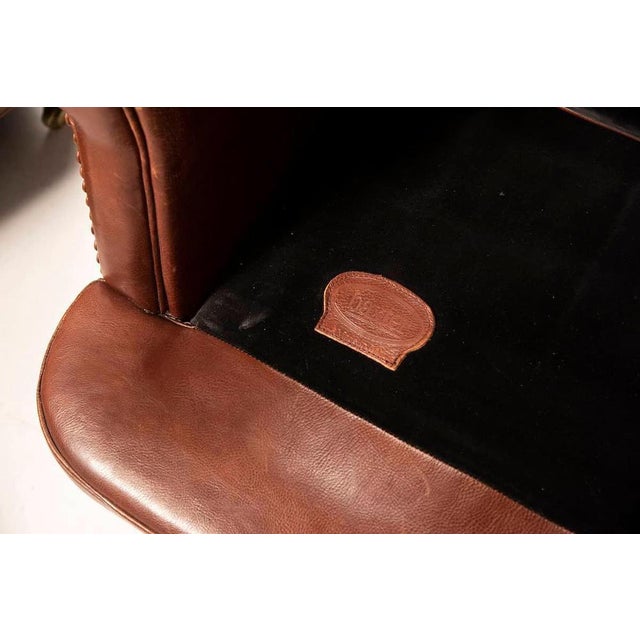 Vintage Lounge Chair and Ottoman by Baxter, 2000, Set of 2 For Sale - Image 12 of 17