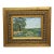Mid 20th Century Giltwood Framed Miniature Impressionist Landscape Oil on Board For Sale