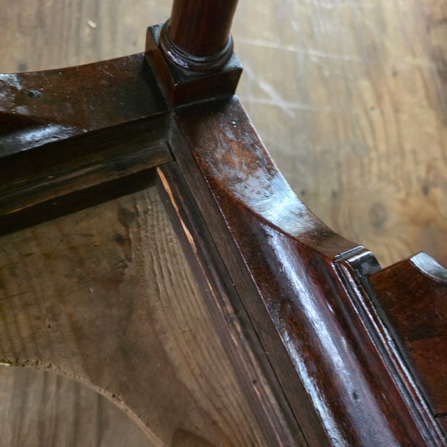 English George III Mahogany Corner Commode Chair With Pierced Splats and Turned Supports, Circa 1790 For Sale In Washington DC - Image 6 of 14