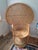 Shabby Chic 1990s Wicker Fan Back Chair For Sale - Image 3 of 10