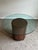McGuire Late 20th Century McGuire Round Glass Top Bamboo-Style Dining / Center Table For Sale - Image 4 of 9