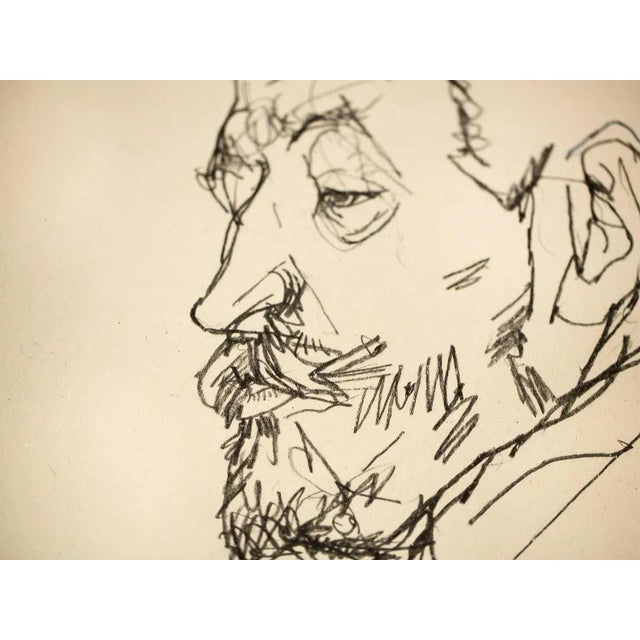 Modern Egon Schiele Lithograph Signed #‘Ed Limited Ed: 100 “Portrait of Heinrich Benesch" For Sale - Image 3 of 4