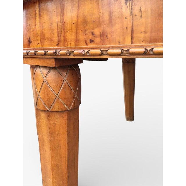 Extendable Italian Walnut Dining Table, 1800s For Sale - Image 10 of 15