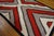 Native American 1930s Gray Red Geometric Antique Native American Navajo Rug 2'8" X 5' Flatwoven Wool Carpet For Sale - Image 3 of 8