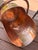19th-Century Victorian Copper Helmet Coal Scuttle With Brass Accents For Sale - Image 4 of 12
