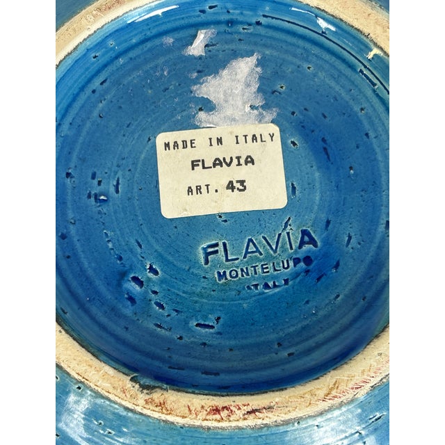 Rimini Flavia Montelupo Vase Decoration by Aldo Londi for Bitossi, 1960s For Sale - Image 6 of 8