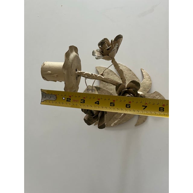 Vintage Iron Sconces For Sale - Image 4 of 7
