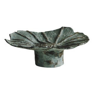 Nénuphar I Sculptural Ceramic Piece by Antonia Maria For Sale