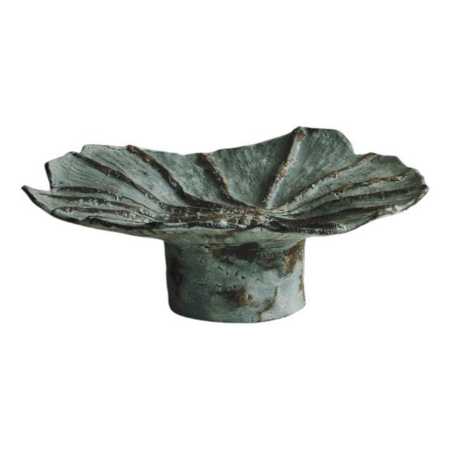 Nénuphar I Sculptural Ceramic Piece by Antonia Maria For Sale