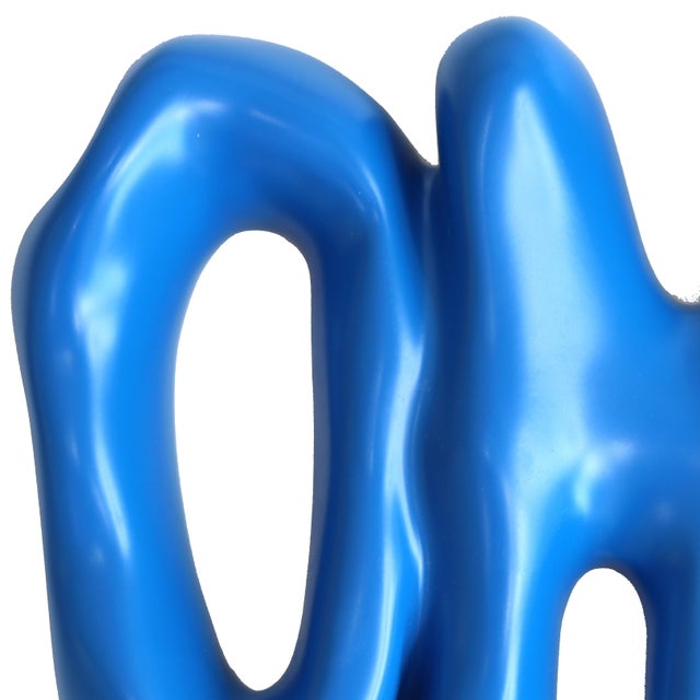 Omg 3 - Contemporary Resin Text Wall Sculpture by Nayla Saroufim For Sale In Los Angeles - Image 6 of 9