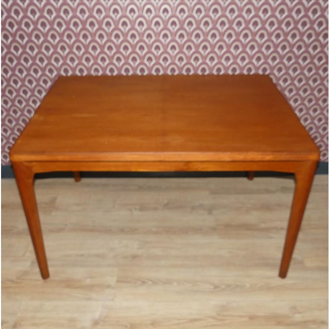 Teak Extendable Dining Table by Henning Kjaernulf for Vejle Stole & Møbelfabrik For Sale - Image 6 of 18