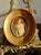 Italian Antique/ Vintage Miniature Italian Signed Hand Painted Portrait, Lady in Nightgown With Gilded Wooden Frame For Sale - Image 3 of 15