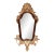 Antique Neo-Classical Mirror Candle Sconce Etched Crown For Sale