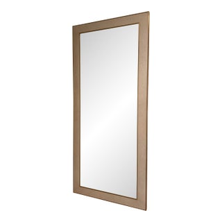Restoration Hardware Shagreen Framed Wall Mirror For Sale