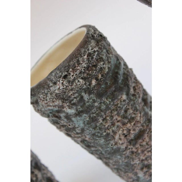 French Moderne Annecy Fat Lava Glaze Ceramic Drink Serving Set For Sale - Image 10 of 13