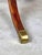 Burnt Umber Mid 20th Century Duncan Phyfe Style Two-Tier Piecrust, Dumbwaiter, Table For Sale - Image 8 of 10