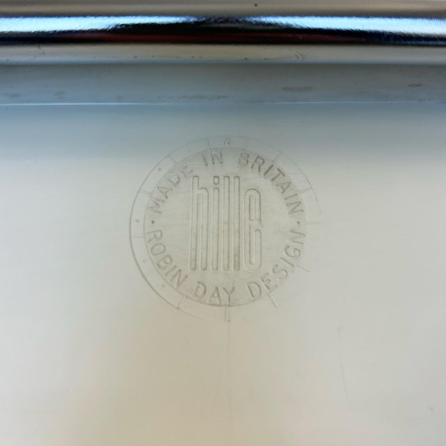 Polypropylene Chairs with Chrome Sled Bases by Robin & Lucienne Day for Hille, 1960s, Set of 6 For Sale - Image 14 of 15