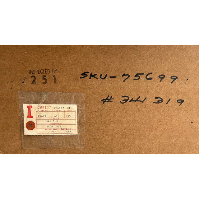 Benhardt Pecan Campaign Mid-Century Bachelor's Chests, a Pair For Sale - Image 14 of 15