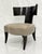 An elegant Klismos slipper chair by Donghia Furniture, designed and manufactured in the United States. Drawing inspiration...