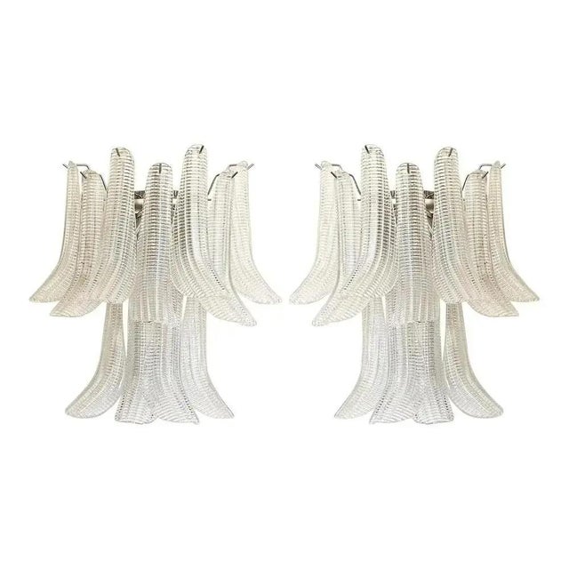 Murano Glass Wall Sconces by Simoeng, Set of 2 For Sale - Image 13 of 14
