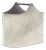 Regina Andrew Andres Hair on Hide Basket, Grey For Sale