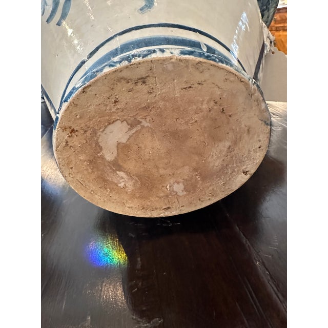 Charming Faience Covered Jars - A Pair For Sale - Image 10 of 10