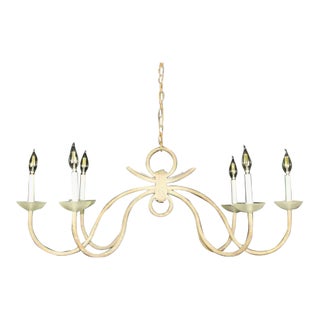 Fine Arts Lamps Co. Six Branch Light Fixture Chandelier For Sale