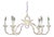 Fine Arts Lamps Co. Six Branch Light Fixture Chandelier For Sale