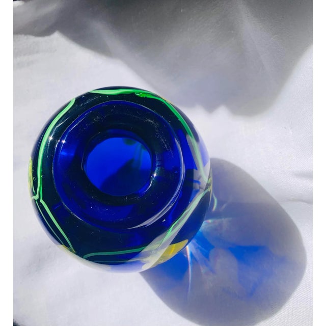 1970s Murano Glass Vase For Sale - Image 5 of 10