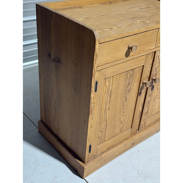 Antique Pine Sideboard / Cupboard From England For Sale - Image 6 of 18