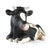 Fiber Cow Sculpture, in Very Good conditions. This piece is designed in the style of the selected designer and/or...